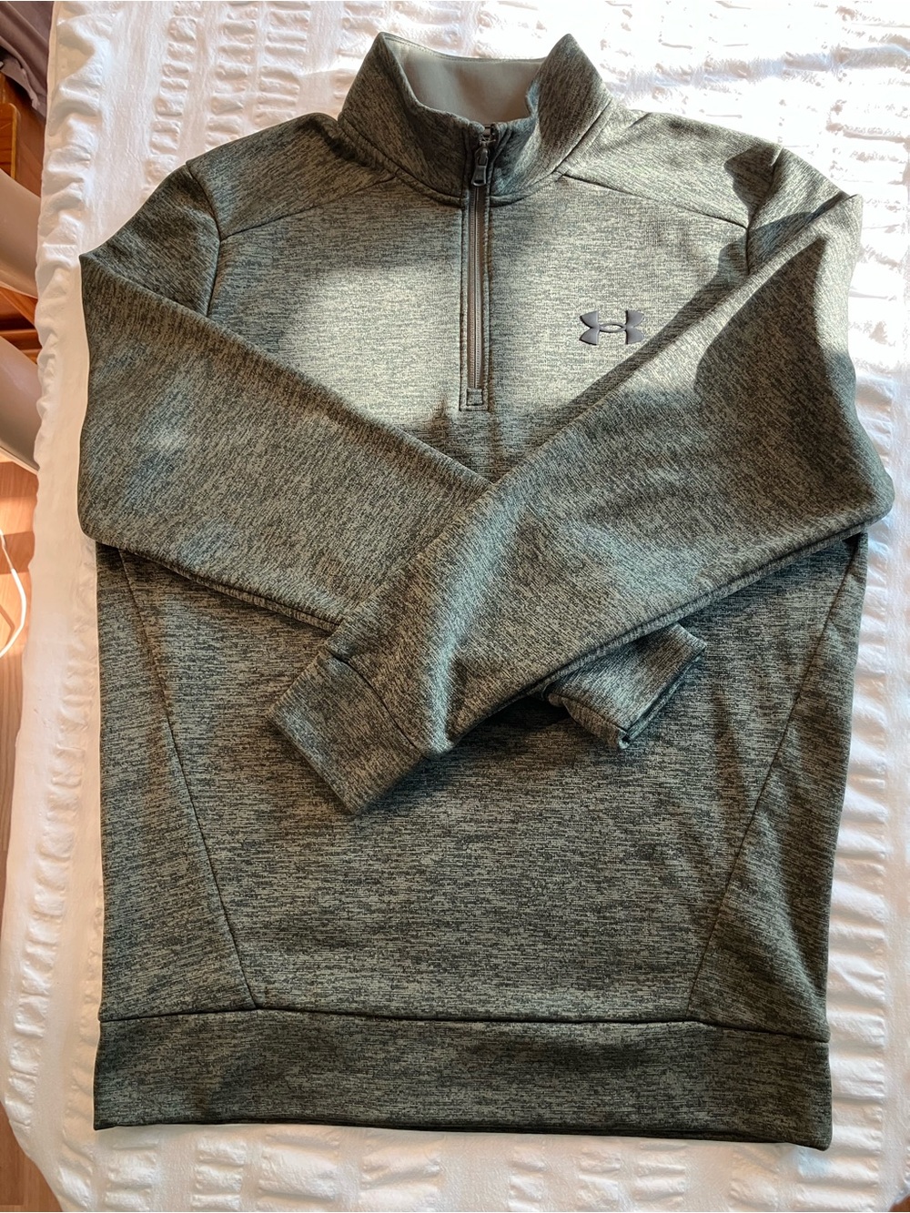Under Armour Olive Green 1/4 Zip Performance  Fleece